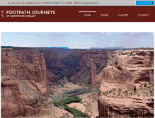 Tablet Screenshot of footpathjourneys.com